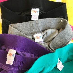 4 Pairs of Girls velour pants